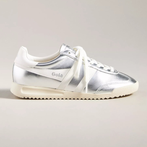 Silver sneakers