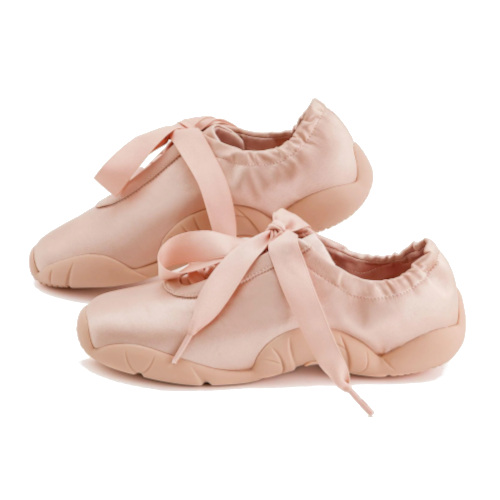Pink ribbon shoes