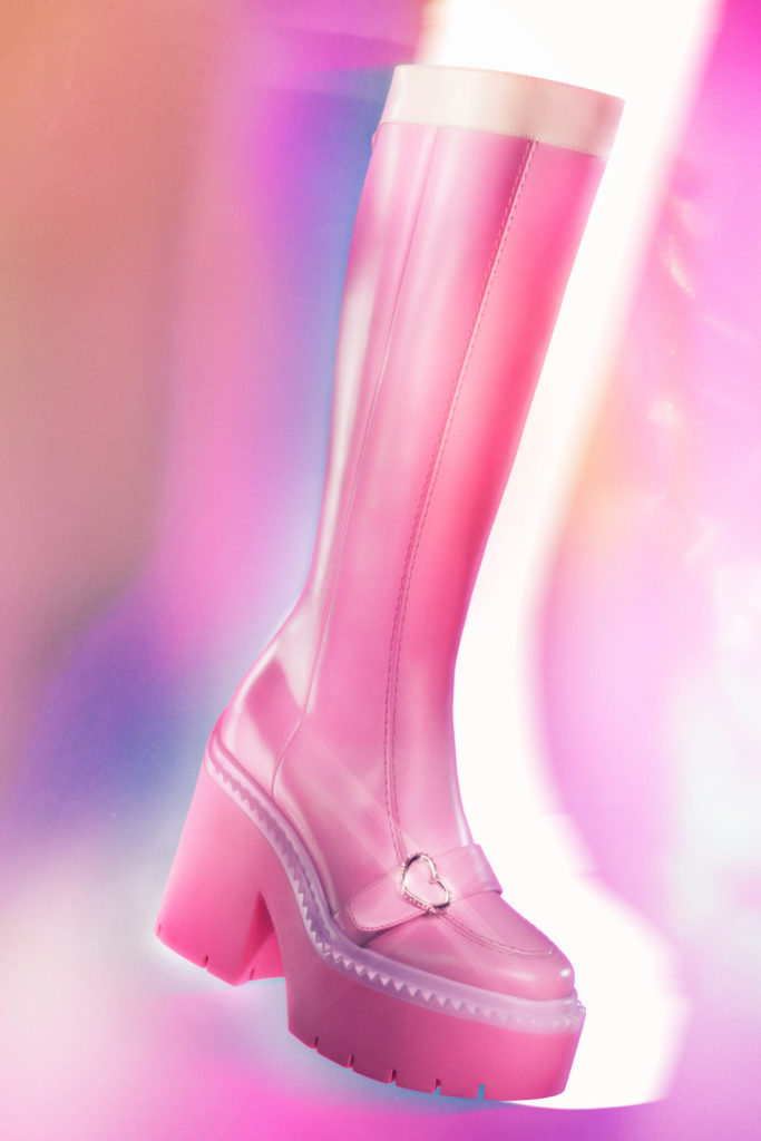 Pink boot from Jimmy Choo x Sailor Moon review