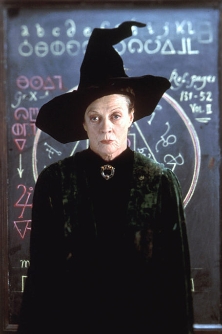 Maggie Smith in Harry Potter And The Philosopher's Stone