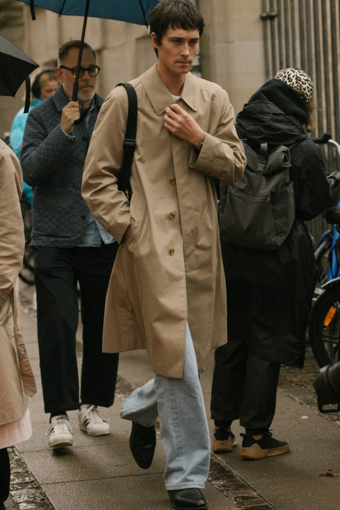 Man with mod haircut