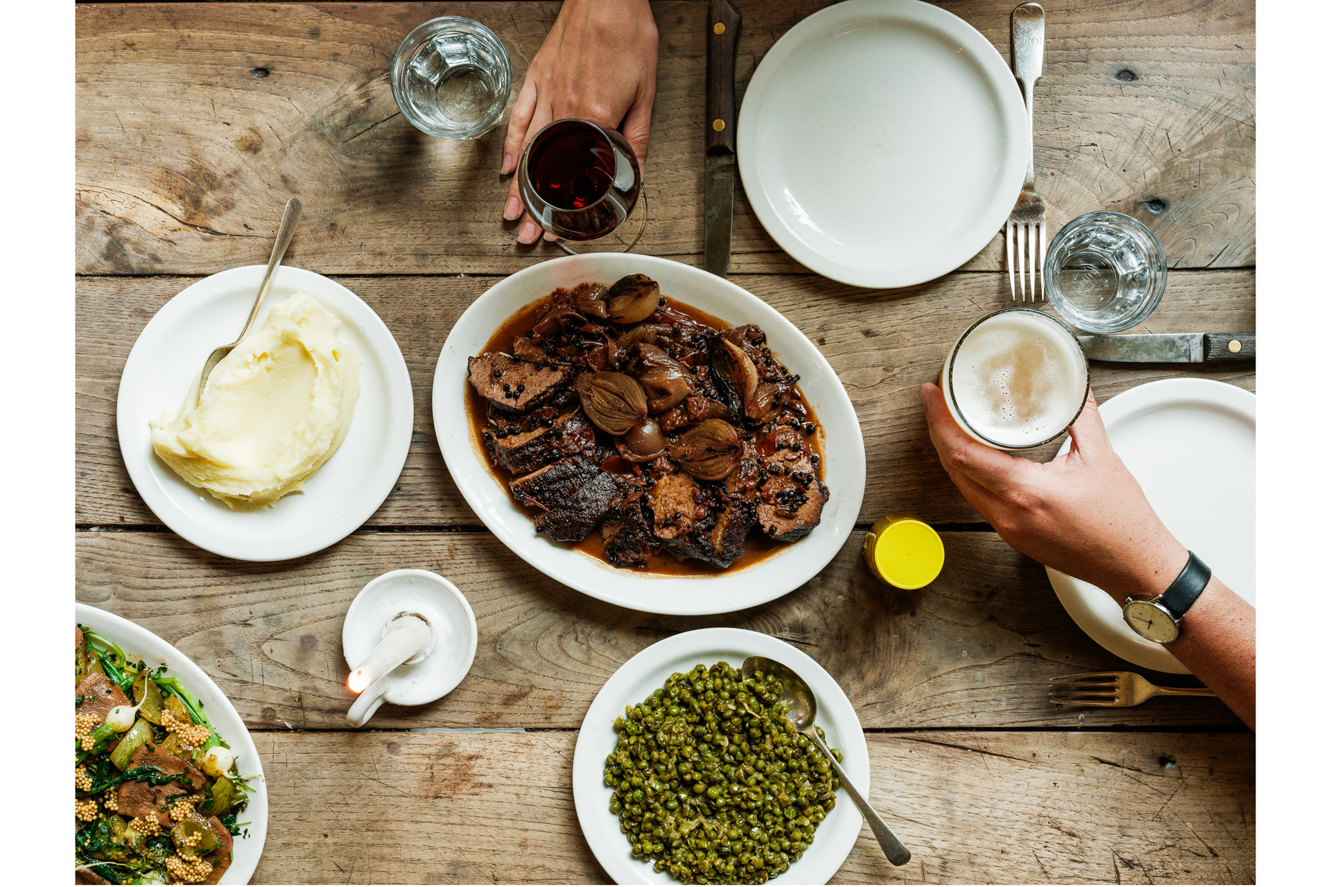 The Pelican Ox Head Dinner