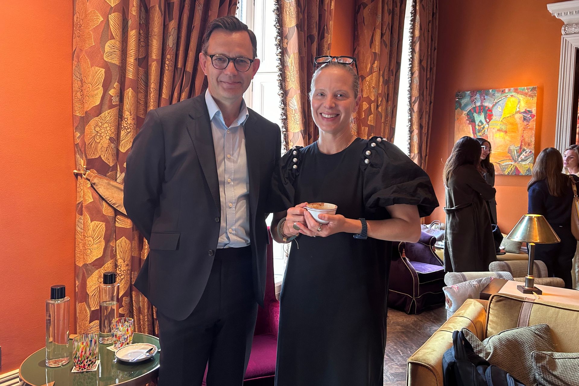 Andy Coulson and Lucy Cleland