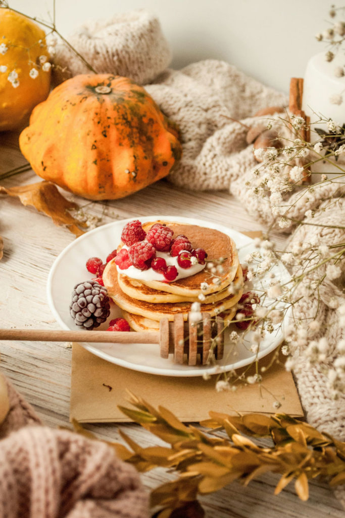 Pumpkin pancakes