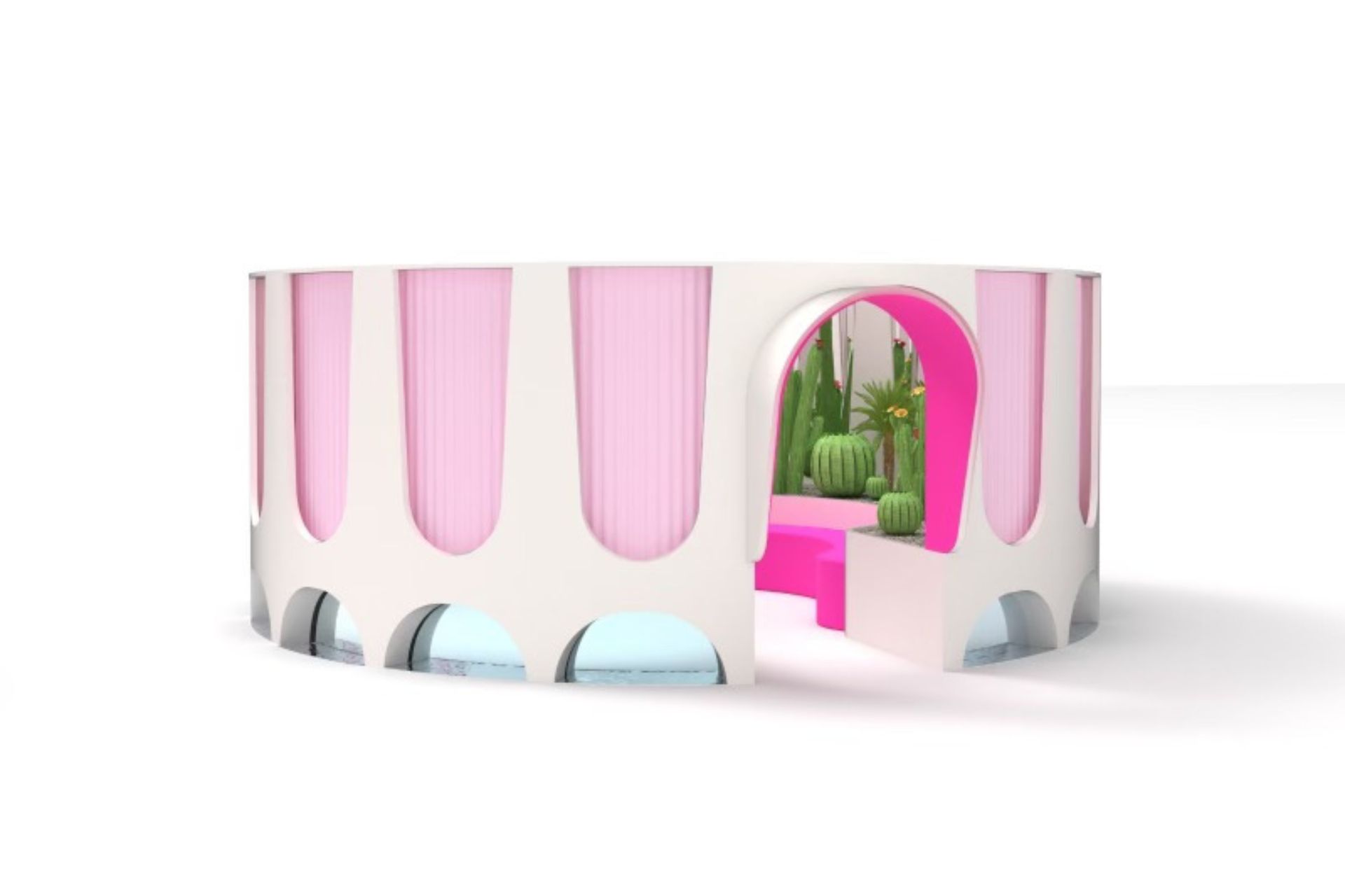 Barbie dreamhouse pavilion