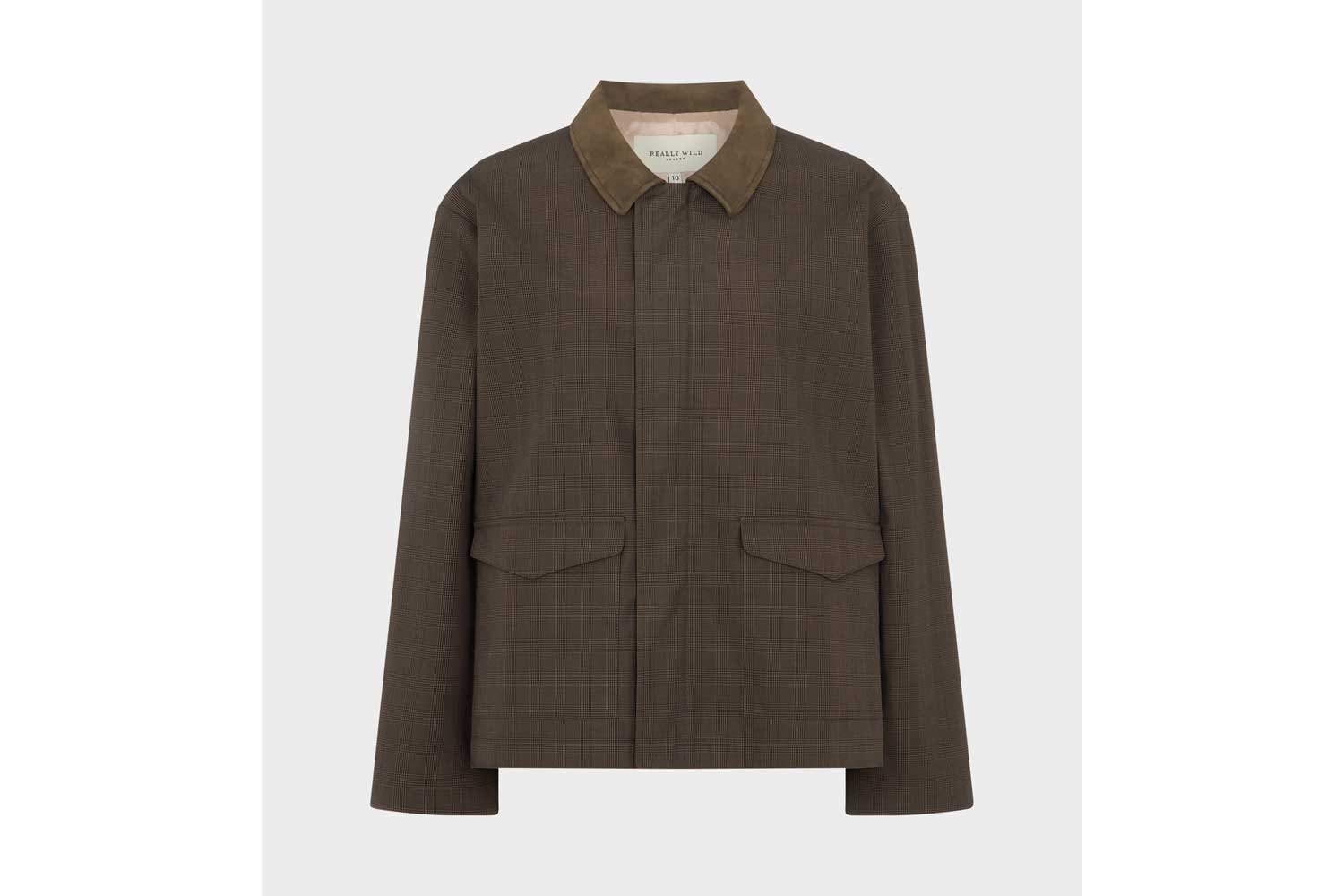 Really Wild London Callcott Waxed Check Jacket