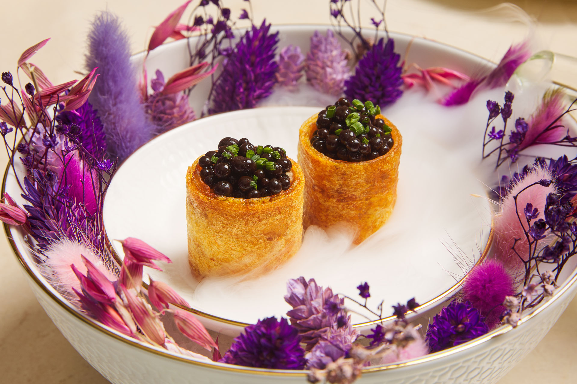 Pastries at The Georgian at Harrods