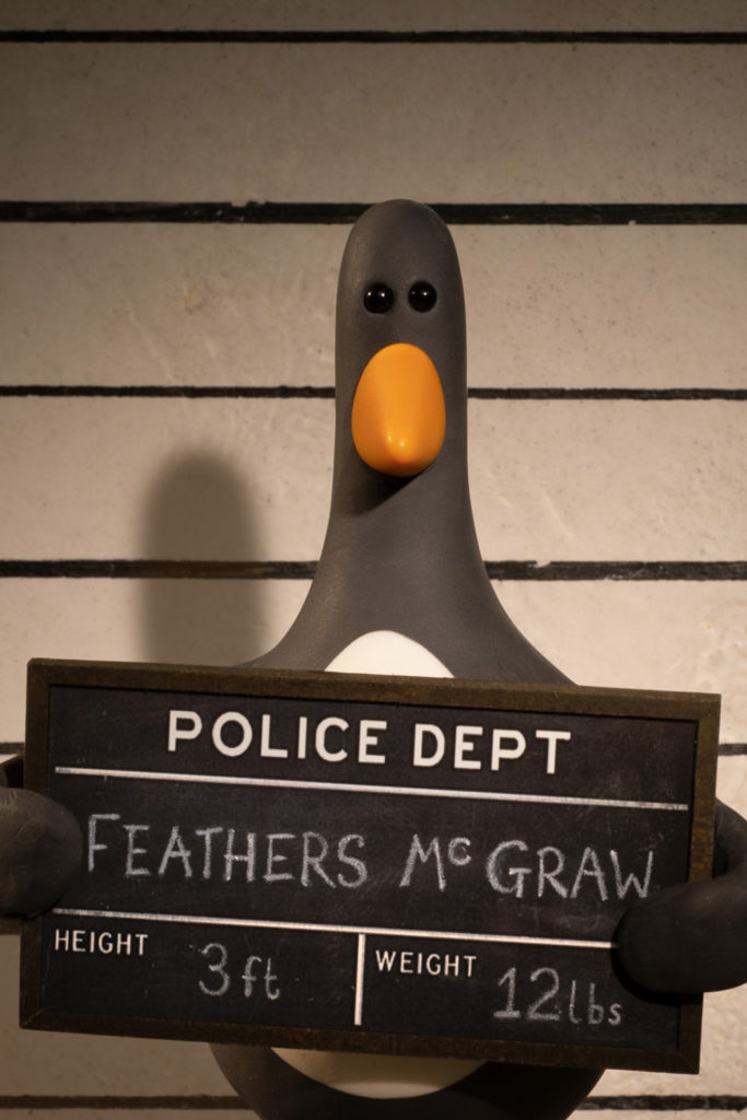 First Look at Feathers McGraw in Wallace & Gromit: Vengeance Most Fowl.