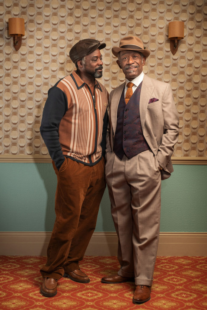 Morris De La Roux (ARIYON BAKARE) & Barry Walker (LENNIE JAMES) in Mr Loverman