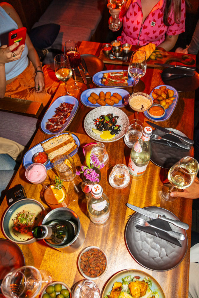 Food at Penelope's restaurant