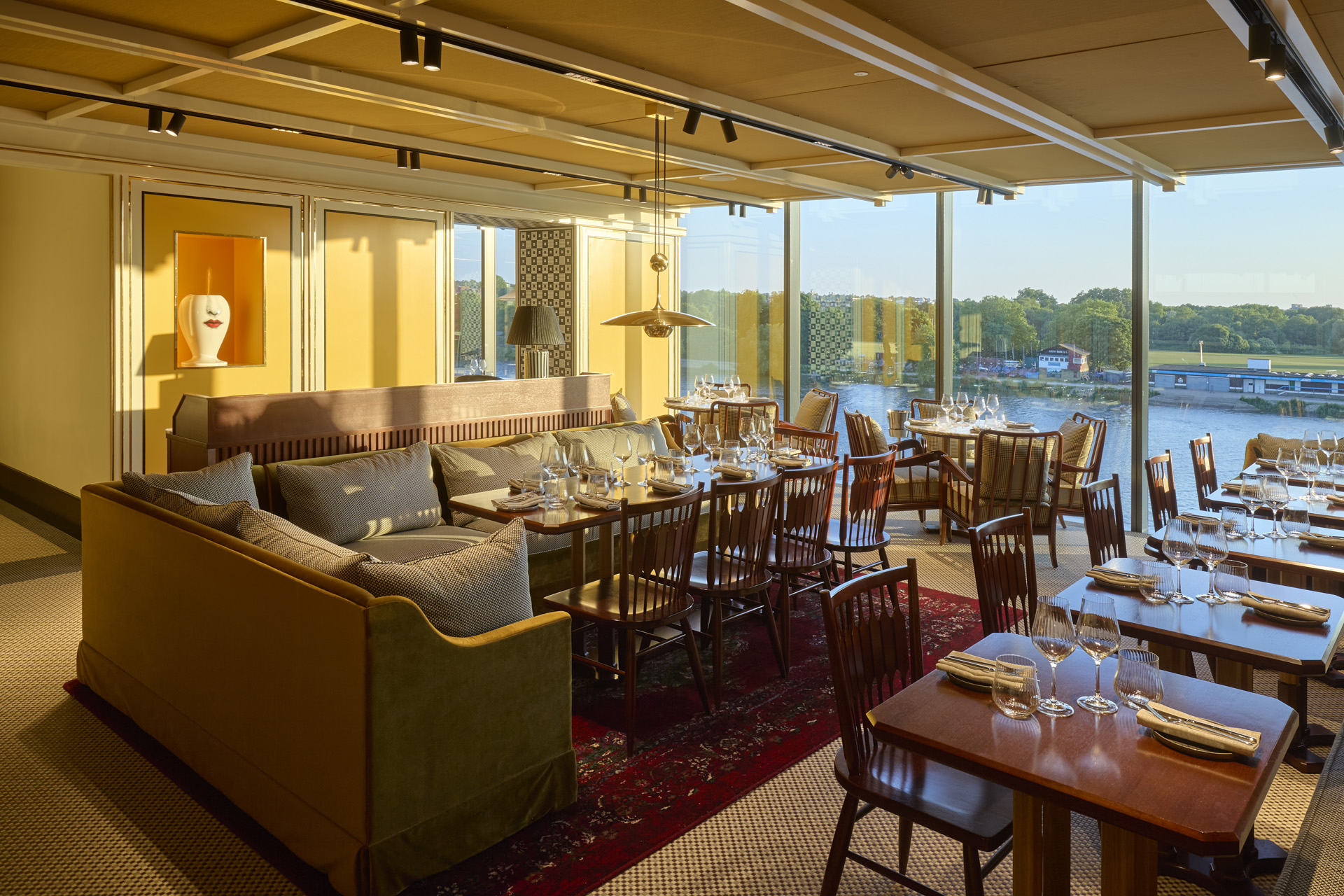 A dining room at Lighthouse Social
