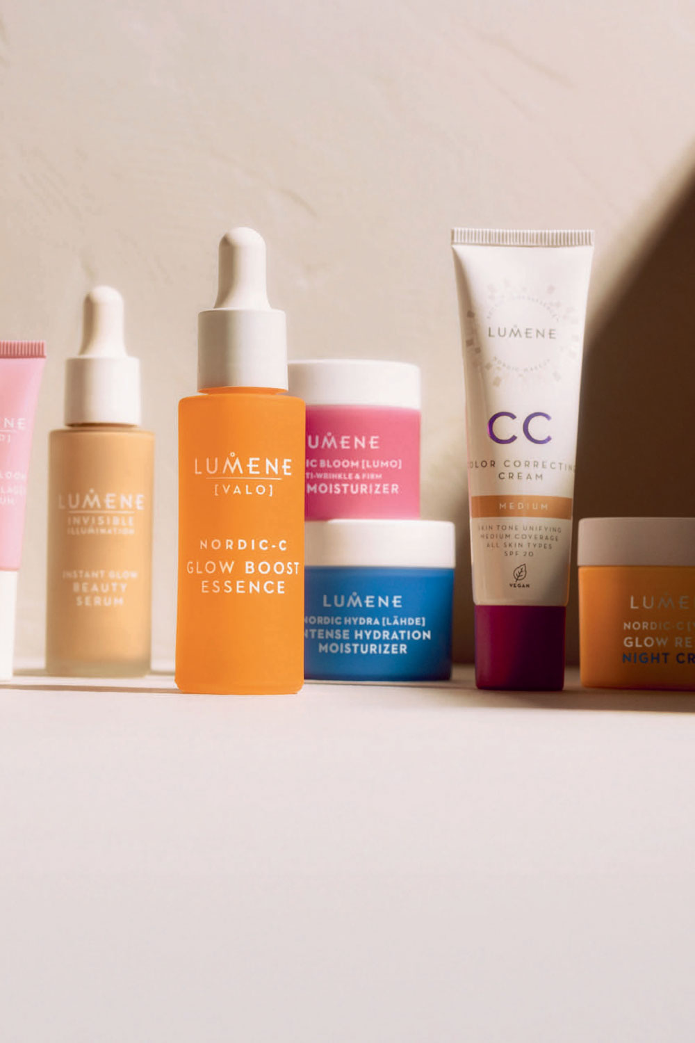 Beauty products from Lumene
