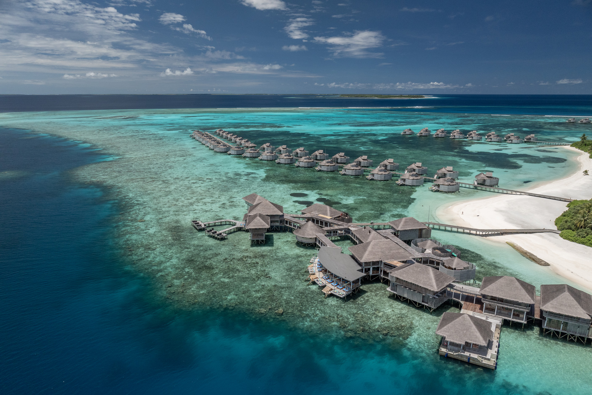A resort in the Maldives