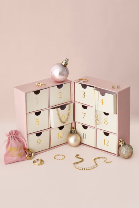 Pink jewellery advent calendar