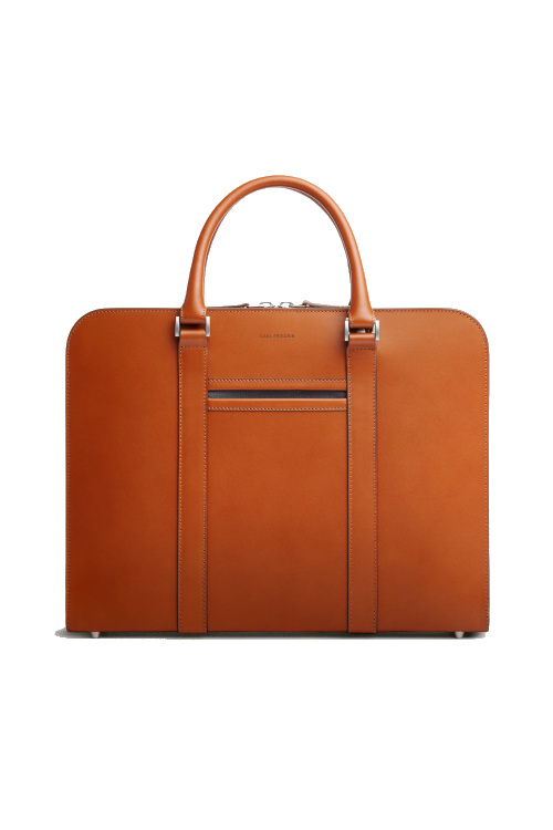 Brown leather bag