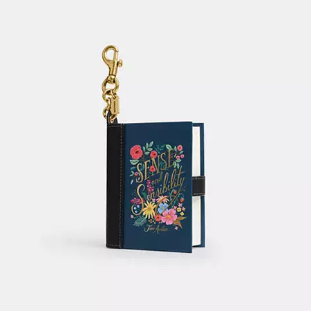 Coach book charm