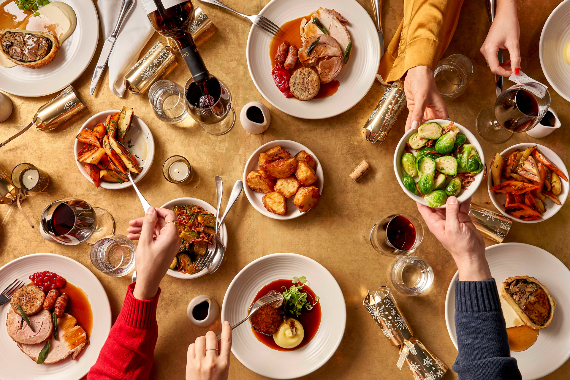 Christmas dinner at Sea Containers