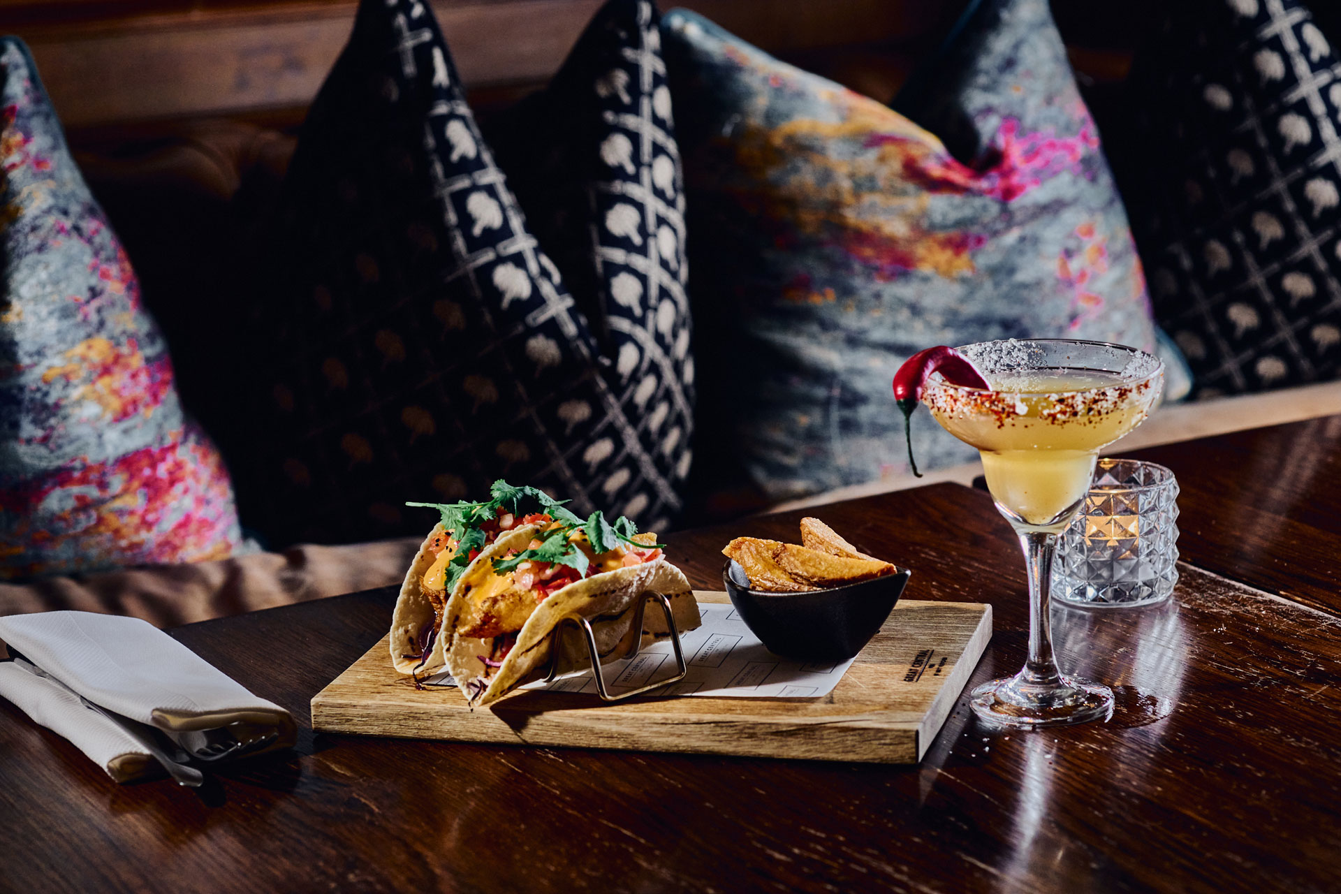 Tacos at Great Central Pub At The Landmark