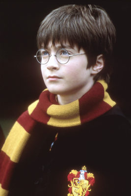 Daniel Radcliffe in Harry Potter and the Philosopher's Stone (2001).