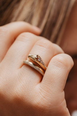 Horse ring by Ethica Diamonds, donated to Redwings