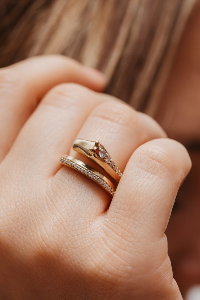 Horse ring by Ethica Diamonds, donated to Redwings