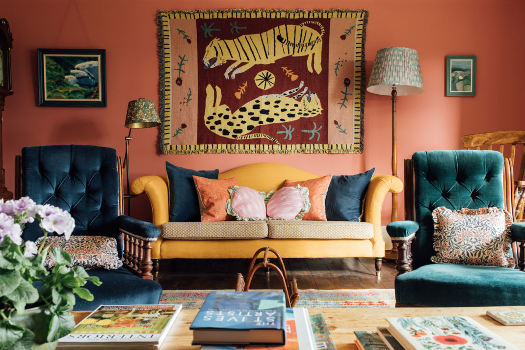 Sitting room at Glebe House