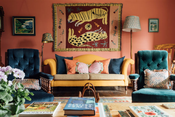 Sitting room at Glebe House