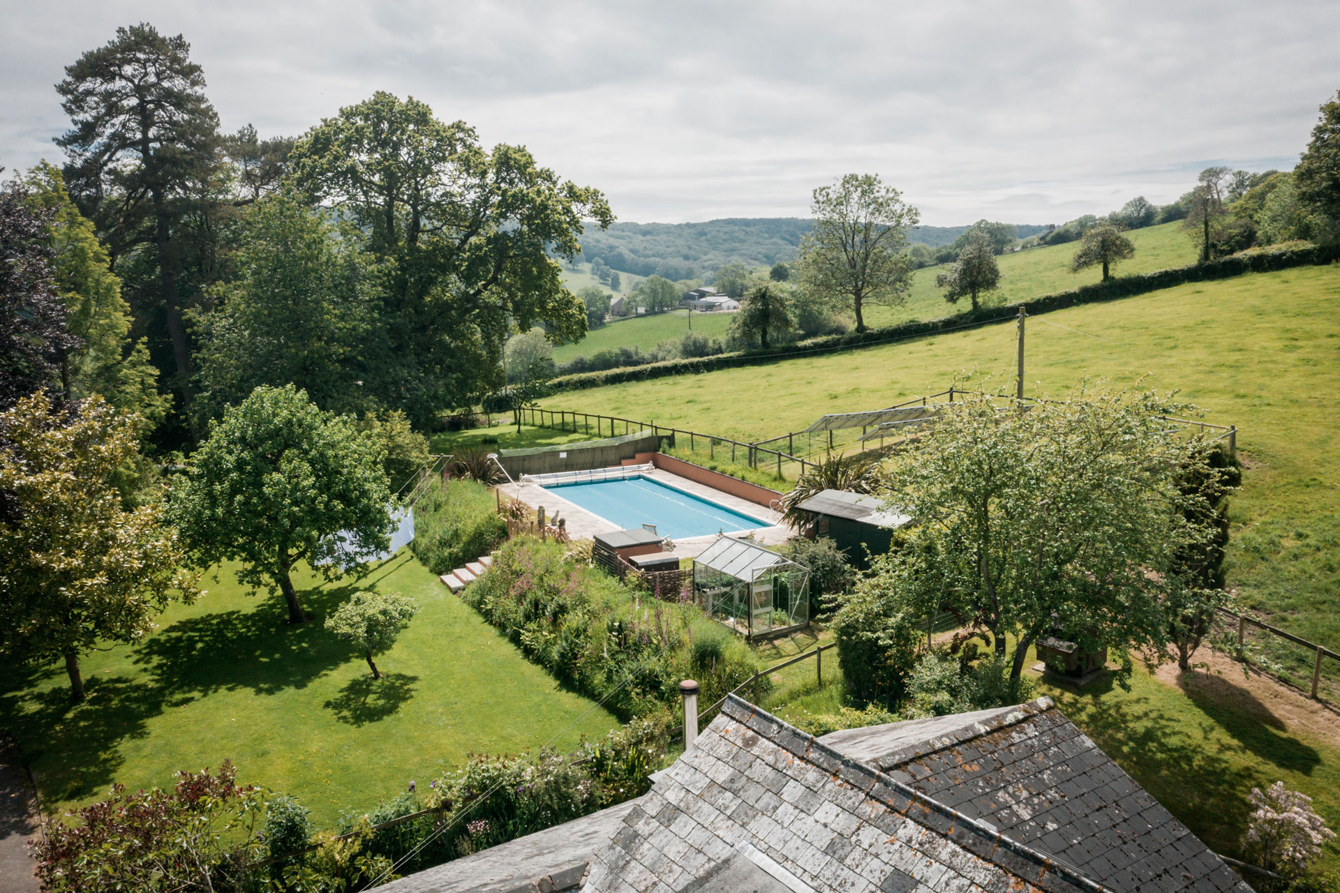 Swimming pool at Glebe House
