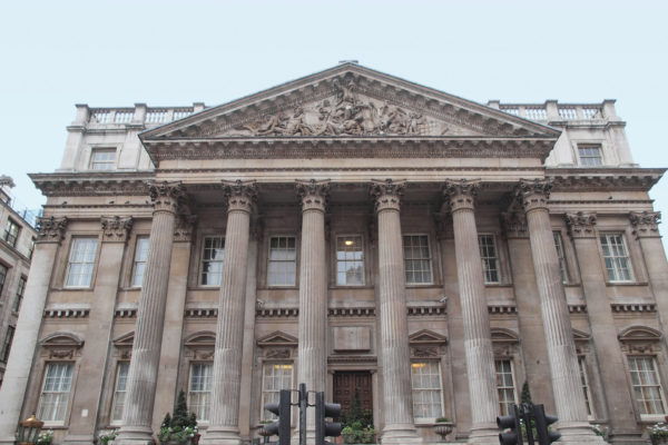 Mansion House official residence of the Lord Mayor of the City of London