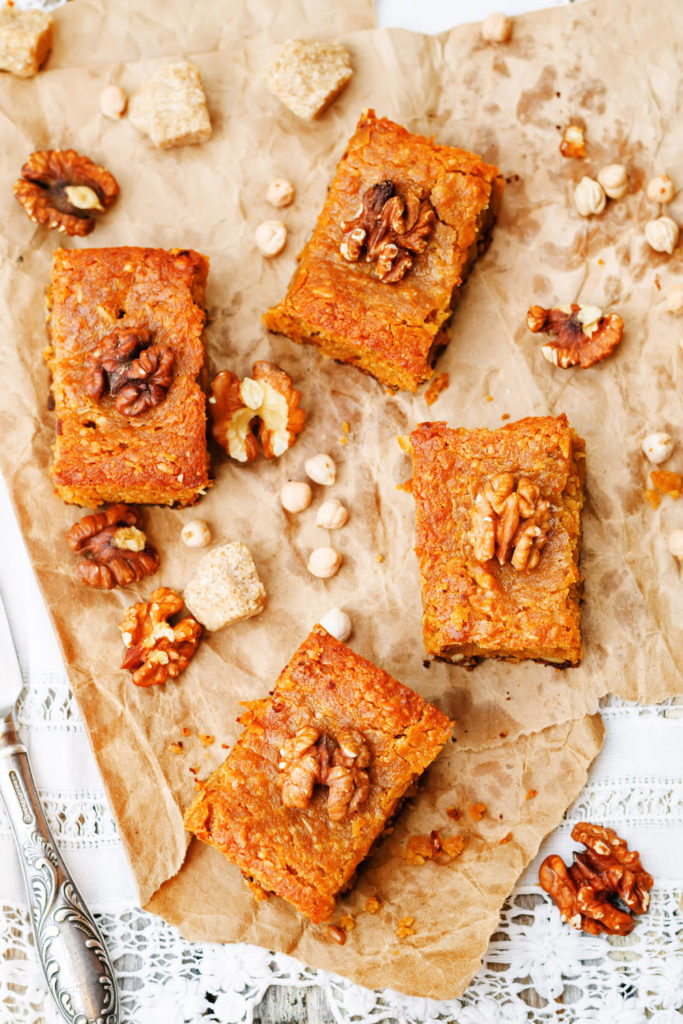 Chickpea blondies