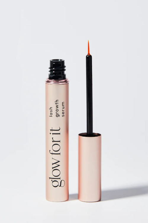 Rose gold eyelash serum