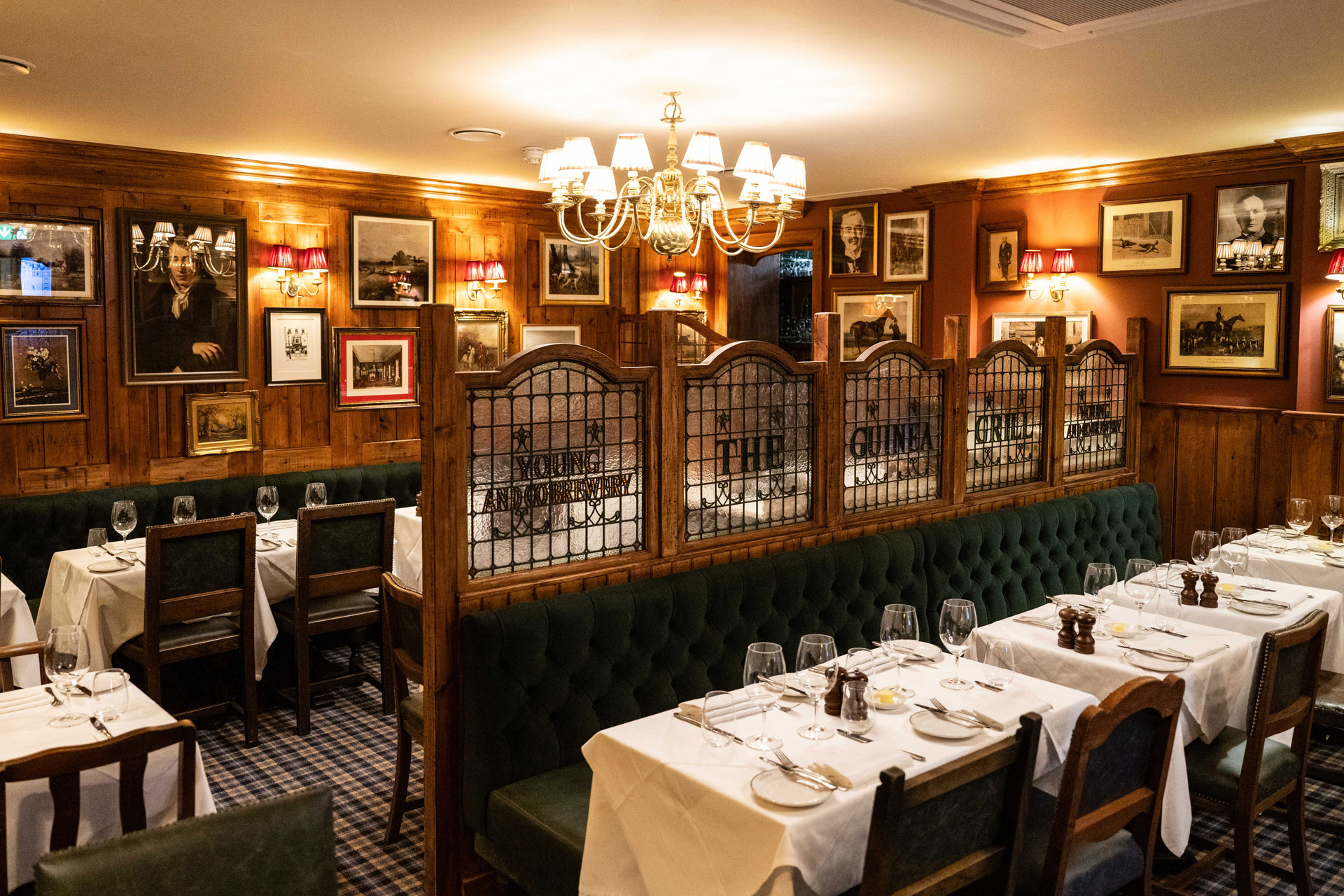 Interiors of The Guinea Grill