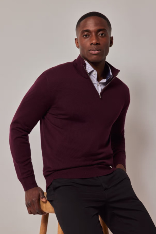 Man in red jumper