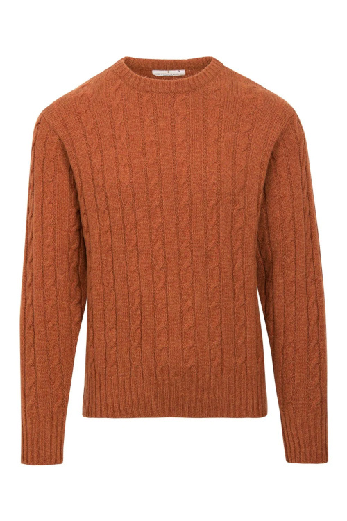 Orange knit jumper