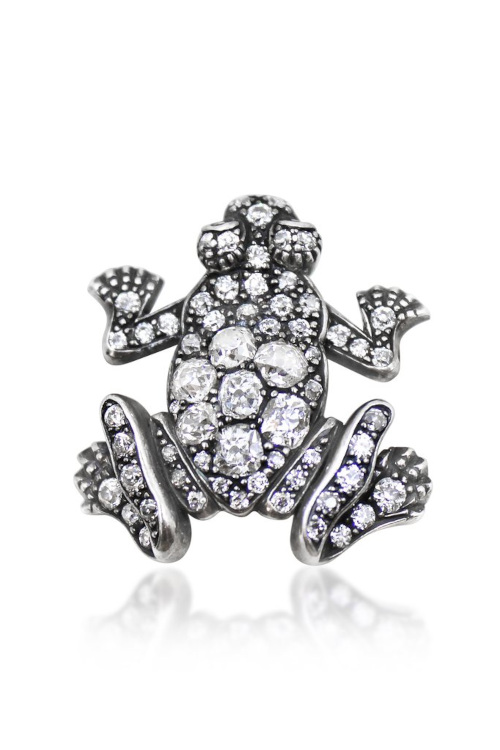 Frog brooch