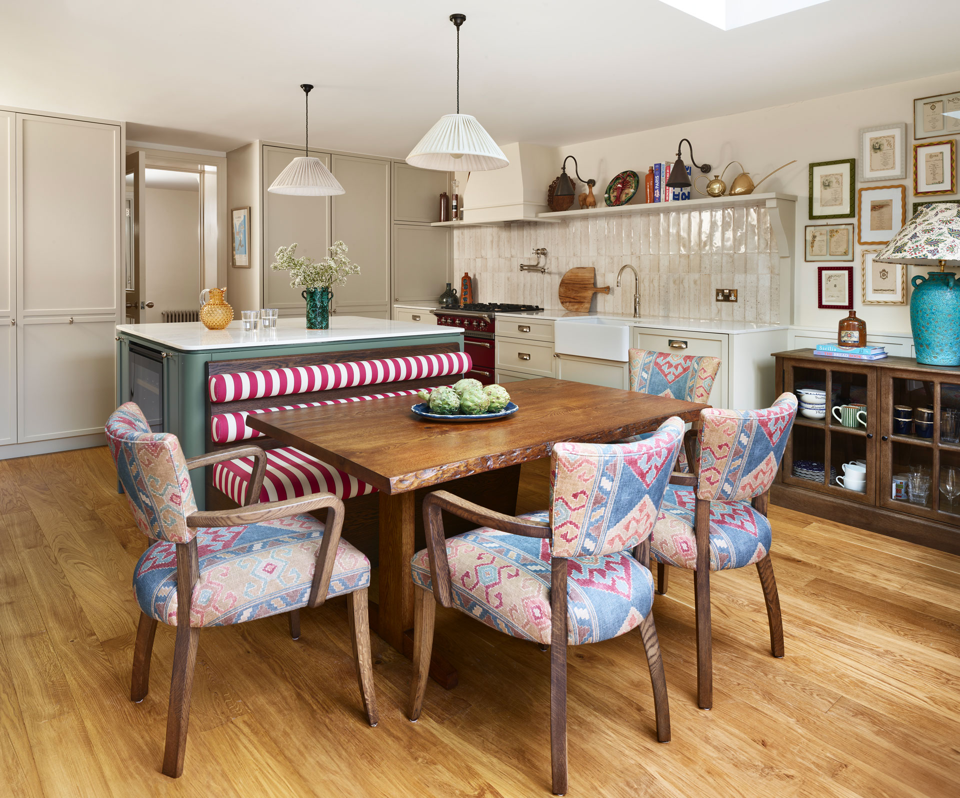 Kitchen in Kensington townhouse