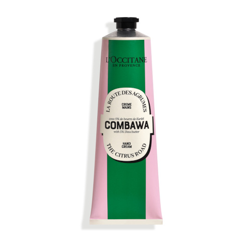 Pink and green hand cream