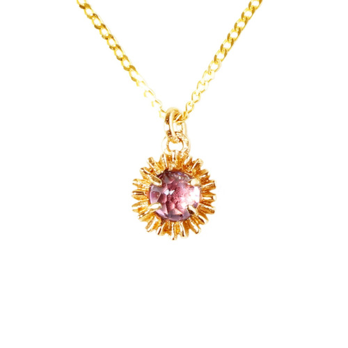 Flower-shaped necklace