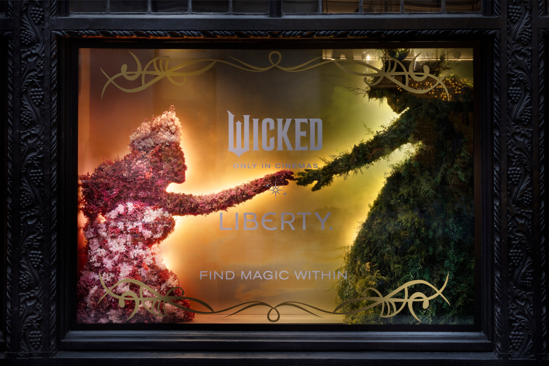 Shop window with Wicked display | Liberty x Wicked