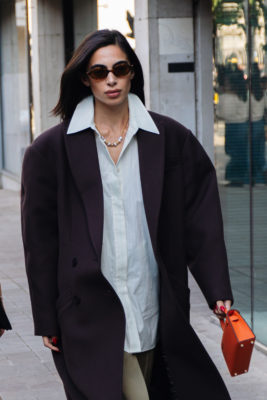 Woman with clavi-cut