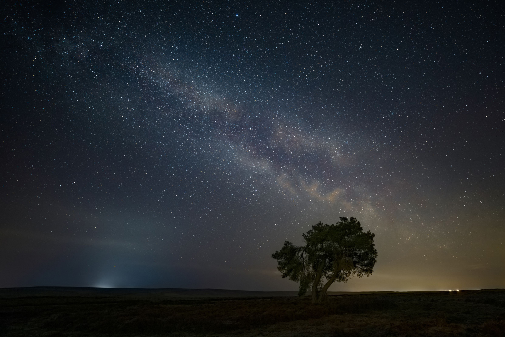 The Milky Way shot from the Moorland