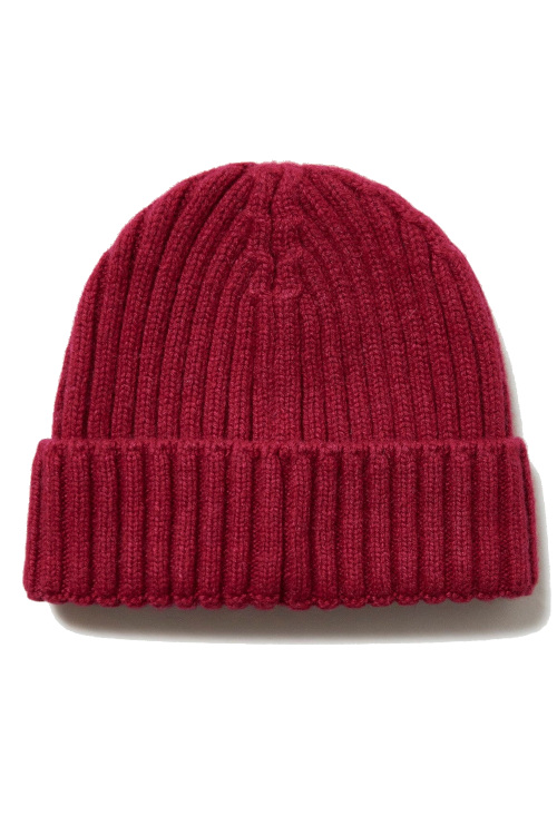 Red beanie hat