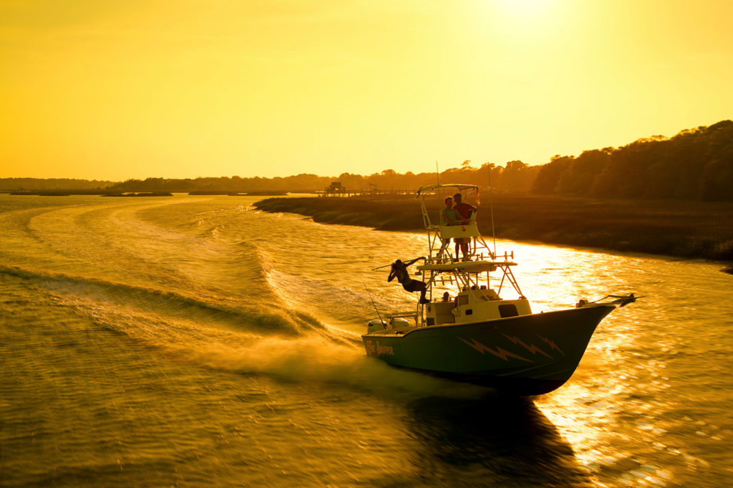 (L to R) Carlacia Grant as Cleo, Rudy Pankow as JJ, Jonathan Daviss as Pope in episode 401 of Outer Banks.