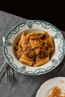 Pappardelle with lamb ragout