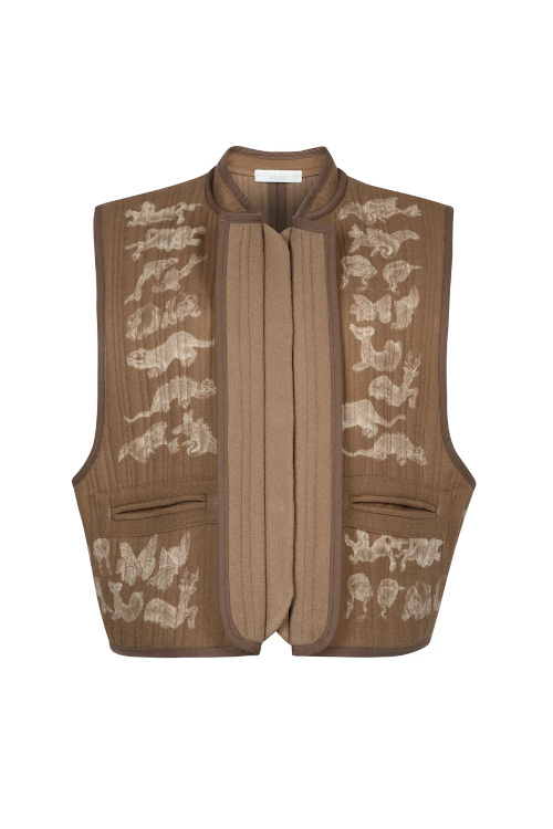 Brown waistcoat