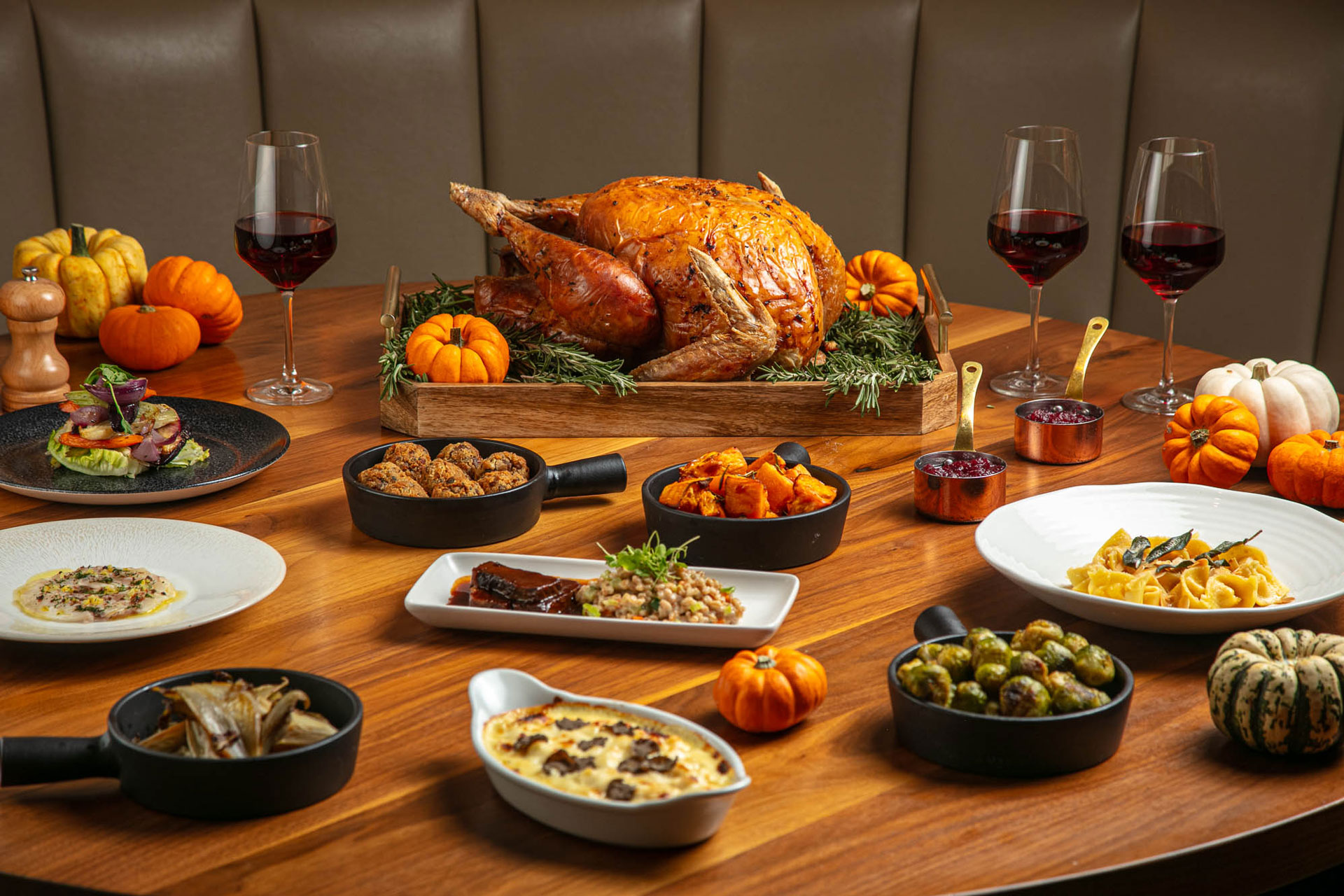 Thanksgiving meal at Sette