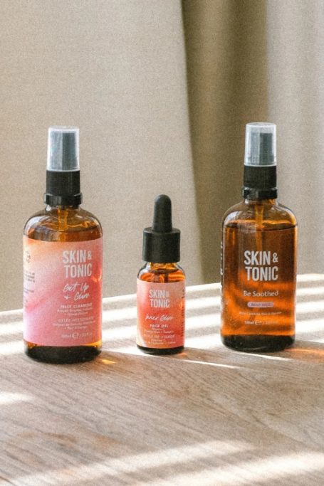 Skin & Tonic bottles