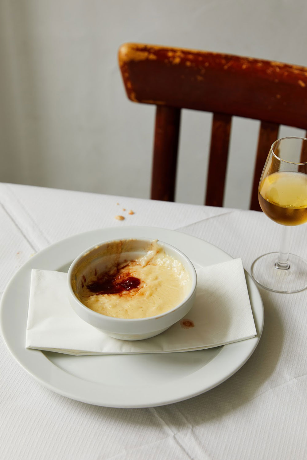 Rice pudding at St. John