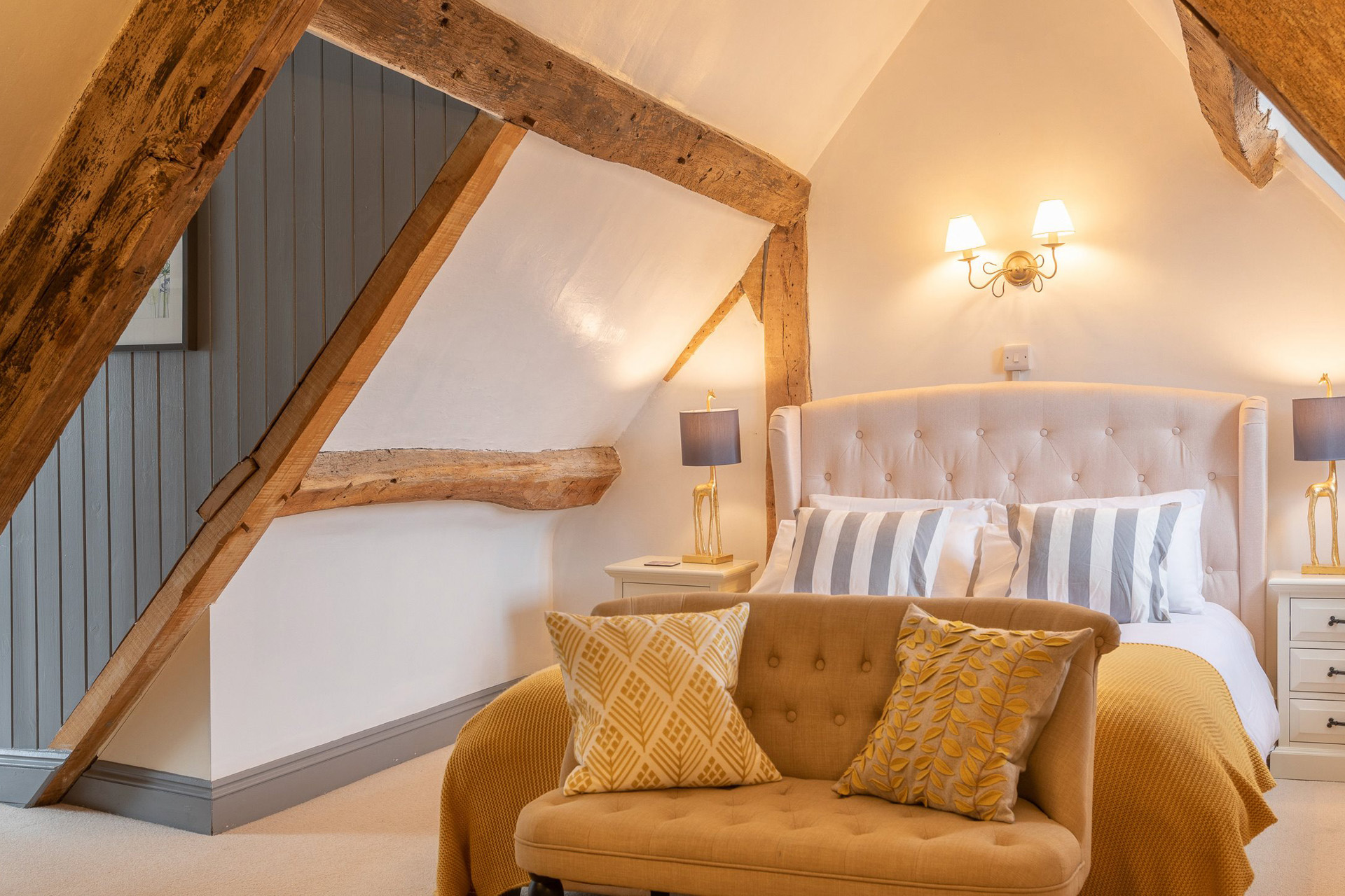 A bedroom at The Bell at Skenfrith