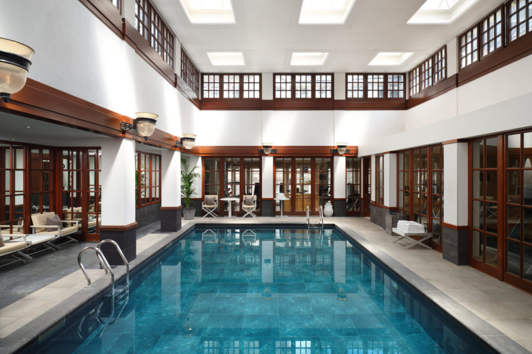 Swimming pool in the Savoy